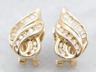 14K Yellow Gold Plated In 2Ct Baguette Cut Simulated Diamond Omega Back Earrings