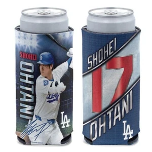 SHOHEI OHTANI LOS ANGELES DODGERS 12 0Z SELTZER SLIM CAN COOZIE COOLER HOLDER - Picture 1 of 1