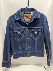 LEVI'S JEDENIM JACKE IKONISCHE JACKE TYP 1 Herren Größe Small TRUCKER Jeansmantel - Bild 1 von 12