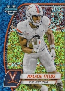 MALACHI FIELDS 2024 Bowman Chrome University 1st /175 Blue Mini Diamond #124 π₯ - Picture 1 of 1