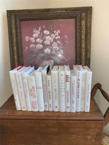 14 White w/ Red Lettering 10 R Metalic Decorator Books HC Interior Design - Foto 1 di 6