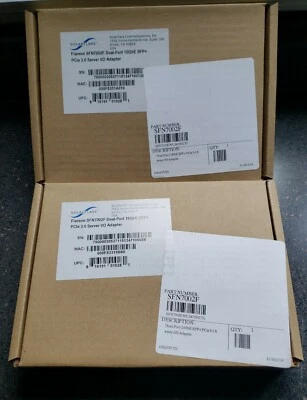 Solarflare Flareon SFN7002F dual-port 10G Ethernet SFP+ server adapter FREE SHIP - Image 1 of 4