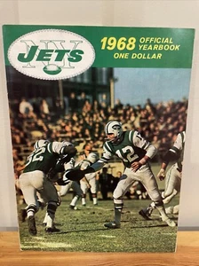 1968 New York Jets Football Yearbook - Joe Namath Matt Snell Nice condition - Picture 1 of 3