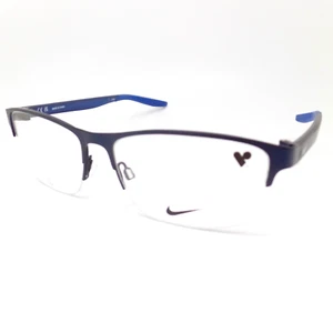 Nike 8153 410 Blue 55mm New Authentic Frames - Picture 1 of 4