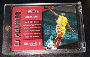 LEBRON JAMES 2006 FLEER HOOPS PROFILES INSERT CAVS LAKERS - Picture 1 of 2