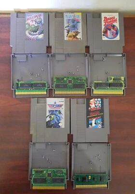 NES lot Mario Bros. Duck Hunt Super C Millipede top gun bases Cartridges Only  - Image 1 of 4