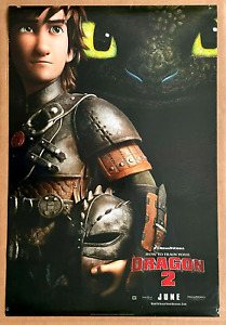 HOW TO TRAIN YOUR DRAGON 2 / ORIGINAL 27X40 TWO SIDED 2014 MOVIE POSTER / FAMILY