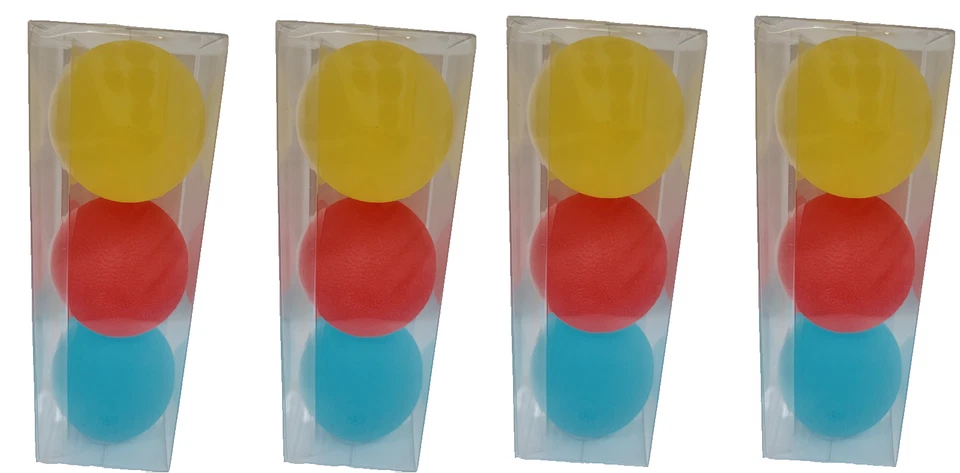 3pc Hand Therapy Exerciser Balls Squeeze Balls Kit Stress Relief Training Care