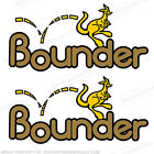 Fits Bounder RV Decals (Set of 2) Yellow/Gold - 10