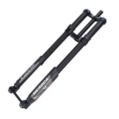 Bicycle Double Shoulder Fat Fork Damping Rebound Air Suspension for DH Electric - Image 1 of 4