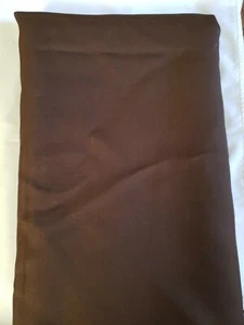 Tela Poliéster Marrón 1 Pieza 60" Ancho x 1 Yarda 29" Largo Vintage Nuevo - Imagen 1 de 4