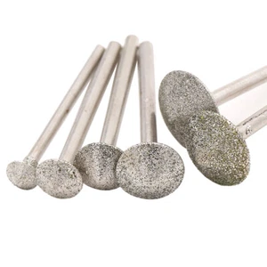 8-16mm Diamond Burr Grinding Engraving Bit 1/8'' Shank Dremel Rotary Coarse/Fine - Picture 1 of 5