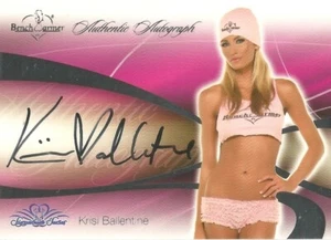 Benchwarmer 2008 Signature Series - #40 "Krisi Ballentine" Autograph Card - Bild 1 von 1