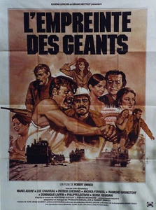 "L'EMPREINTE DES GÉANTS" Affiche 1980 (Robert ENRICO / Serge REGGIANI) 120x160cm - Imagen 1 de 1