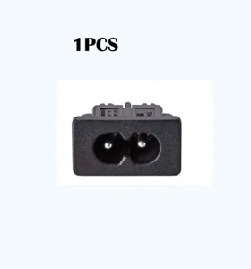 1PCS C8 Panel Mount Plug Adapter 250V 2.5A 2-Pin IEC Inlet Power Socket - Picture 1 of 3