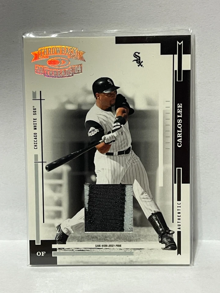 2004 Throwback Threads Jersey - CARLOS LEE  2-color patch  /25 - Image 1 of 2
