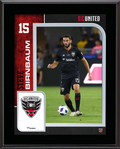 Steve Birnbaum D.C. United 10.5" x 13" Sublimated Player Plaque Cover
