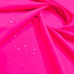 NEW Neon Hot Pink Solid Colors Nylon Fabric Spandex 4Way Strech