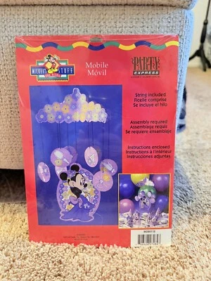 Vintage Hallmark Disney Minnie Mouse Party Mobile New Old Stock Party Express - Image 1 of 4