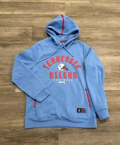 Houston Oilers Tennessee Titans Hoodie Men Large Sweatshirt Graphic Print Logo - Picture 1 of 9