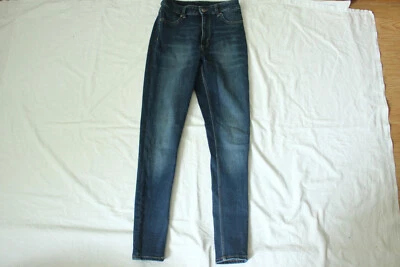 Cheap Monday Skinny Jeans 26/27 denim high spray reused blue röhren-jeans hose - Bild 1 von 4