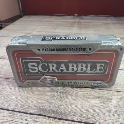 Scrabble Road Trip. Hasbro Travel Game Portable Case Self Contained New Sealed - Image 1 of 4