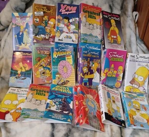 21 x The Simpsons VHS Video Covers / Inserts Bundle Joblot - Imagen 1 de 7