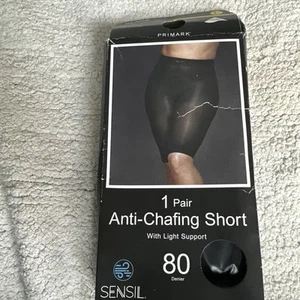 Primark Black Anti Chafing Body Smoothing Shorts Light Control Size L Brand New - Picture 1 of 4