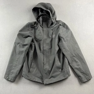 Home Depot Jacket Mens Small Gray Full Zip Rain Coat Employee Uniform Workwear - Picture 1 of 8