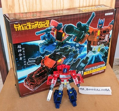 Transformers Xovergen TF-01 Masterarmor + Takara Henkei C-01 Convoy Powermaster - Immagine 1 di 4