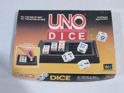 Vintage 1987 UNO Dice Game - Complete with Score Sheets - Ages 7+ - Image 1 of 2