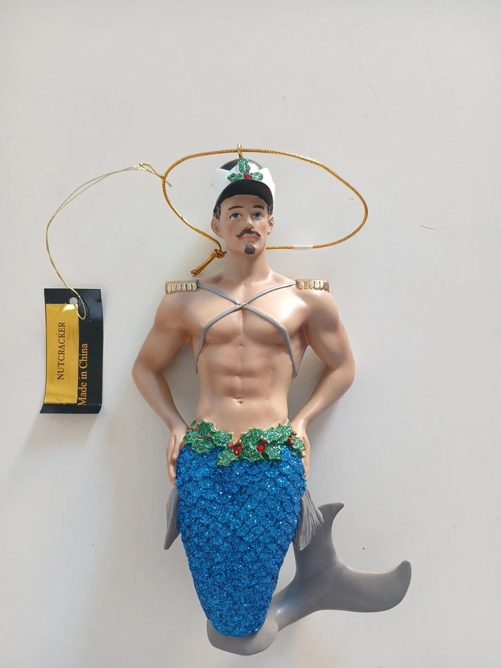 December Diamonds Merman Ornament, Rare - Nutcracker (no box) - Image 1 of 1
