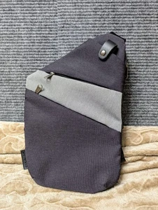 Peak Carry Sling Travel Unisex Conceal Bag Adjustable Shoulder Strap Navy Gray - Picture 1 of 9