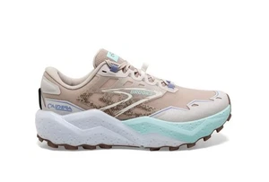 Brooks Caldera 7 Womens 8 Shoes Hiking Running 1204041B227 Beige Sneaker - Picture 1 of 15
