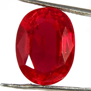 14.30CtsNatural Imitation Ruby Oval Cut 15x12x7 Cabochon Loose Gemstones - Picture 1 of 3
