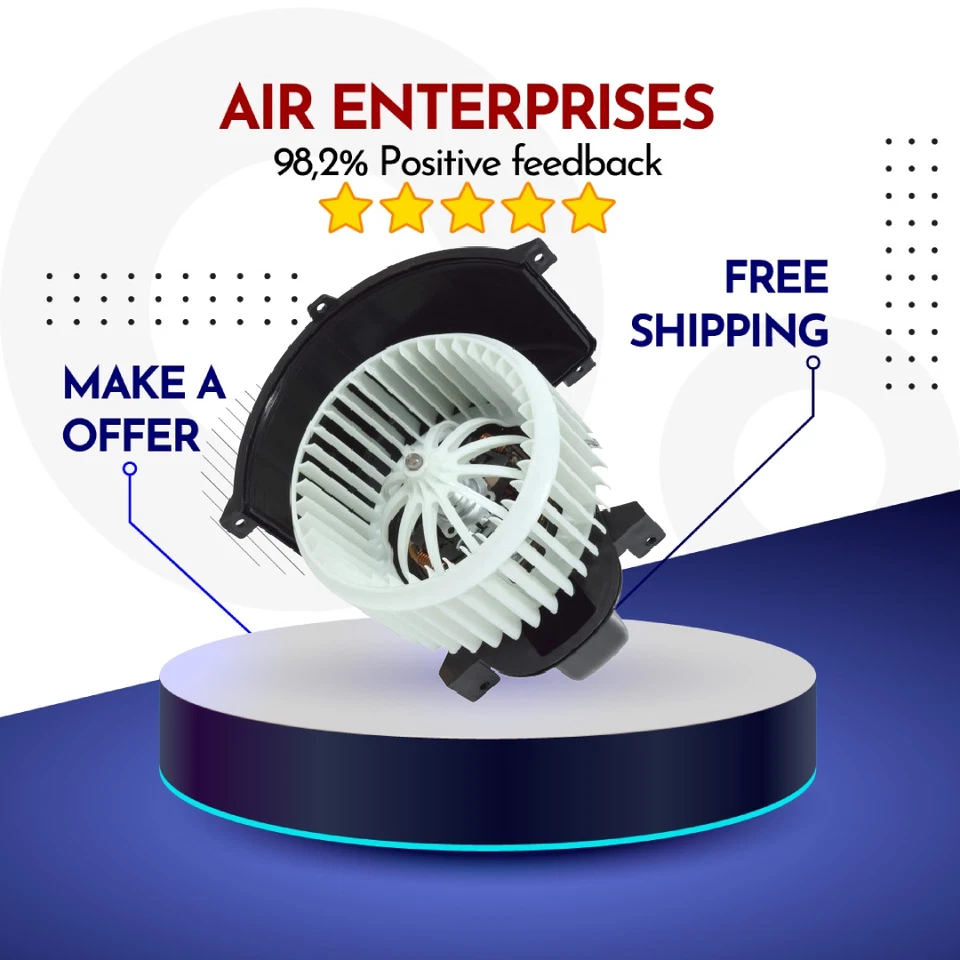 Motor de ventilador A/C AUDI Q7 07-08; PORSCHE CAYENNE 03-10; VOLKSWAGEN TOUAREG 04-10 - Imagem 1 de 1