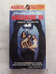 Slumber Party Massacre III 1990 Concorde VHS Slipcase Keely Christian - Imagen 1 de 6