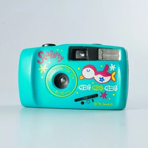 EXCELLENT Seaparty Sanrio シーパーティー Point & Shoot Film Camera - Picture 1 of 18