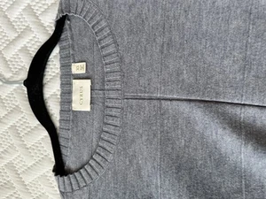 Cyrus GRAY/BLUE Knit Sweater Pullover with Ribbed Collar Size SMALL - Picture 1 of 4