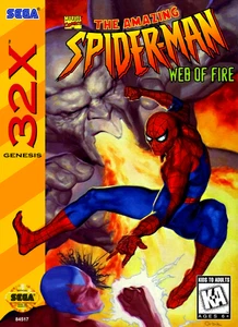 Amazing Spider Man, The Web Of Fire Sega 32X Box Art 300 Piece Jigsaw Puzzle - Picture 1 of 1