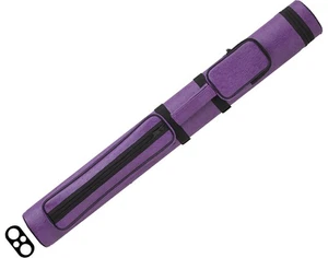 Action Brand AC22 2X2 Oval Hard Vinyl Pool/Billiard Cue Case - Textured Purple - Picture 1 of 1
