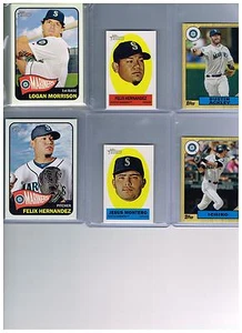 2014 Topps Heritage Seattle Mariners Team Set (11) Basiskarten ***plus mehr*** - Bild 1 von 1