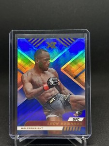 2023 Panini Chronicles XR UFC Leon Edwards #291 Blue Parallel /99 Welterweight