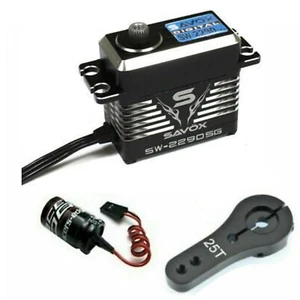 Savox SB-2290SG Monster Torque Acero Sin Escobillas Servo Glitch Buster Cuerno NEGRO - Imagen 1 de 1