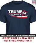 Trump 2024 Save America Shirt Patriotic Buy 2 Get 1 Free Promotion Free Shipping