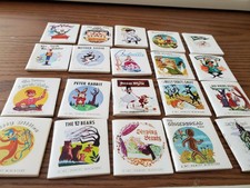 1966 Collect Vintage Lot Of 20 Books MT HAWLEY MINIATURE Fairy Tale Story Books