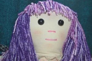 Rag doll Sweetie 20" fully dressed, yarn hair by artist C. Holzmann, FREE SHIP. - Picture 1 of 5
