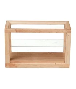 Dolls House Oak Wooden Shop Display Case Counter Miniature Furniture 1:12 - Picture 1 of 8