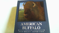 2014 Perth Mint American Buffalo High Relief 1 Oz Silver Coin  Only 5k Minted!