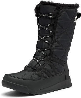 Sorel Whitney II Tall Lace Waterproof Women's Boots Insulated Black Size 7.5 - Image 1 of 3